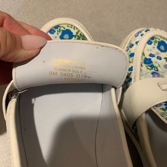 Tory Burch White/Blue/Green Golf Loafer Shoes sz 9M - Picture 5 of 6